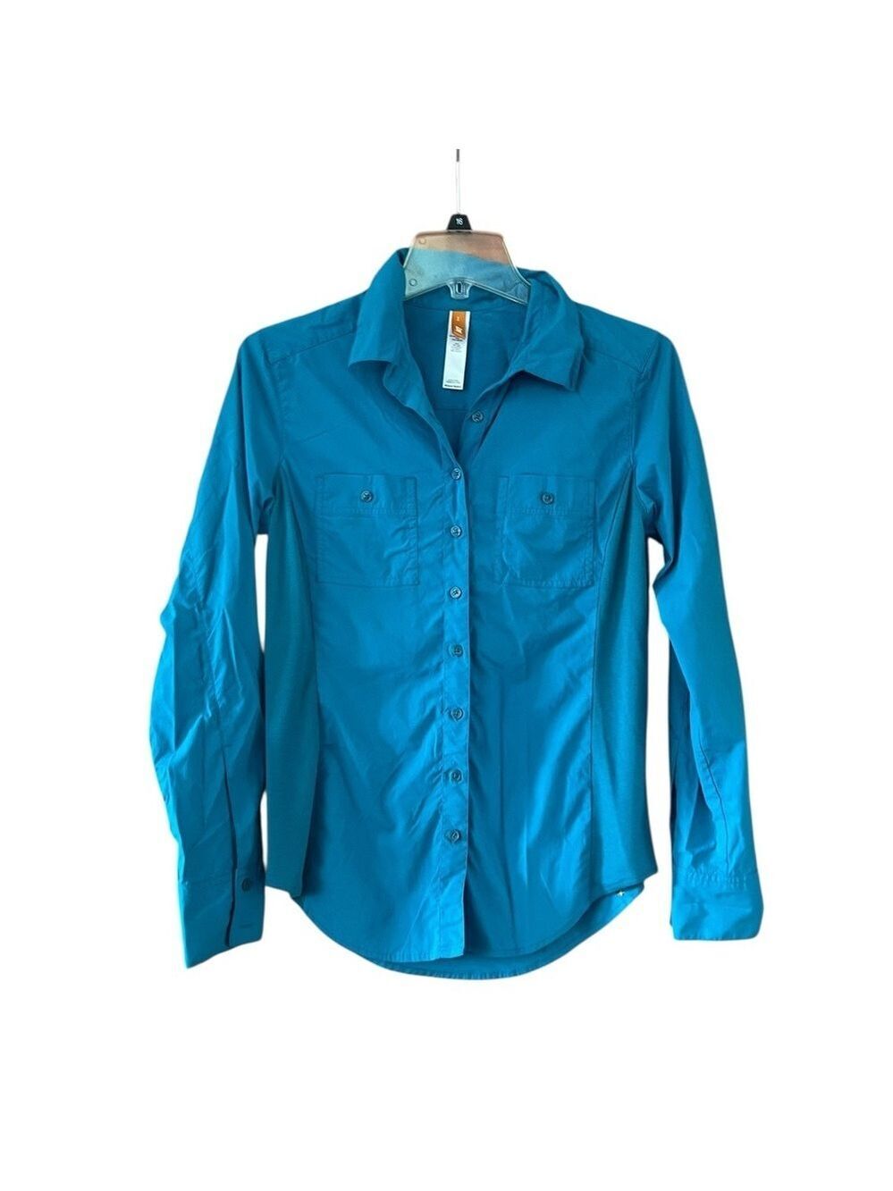 Lucy Women's Button Down Shirt Blue